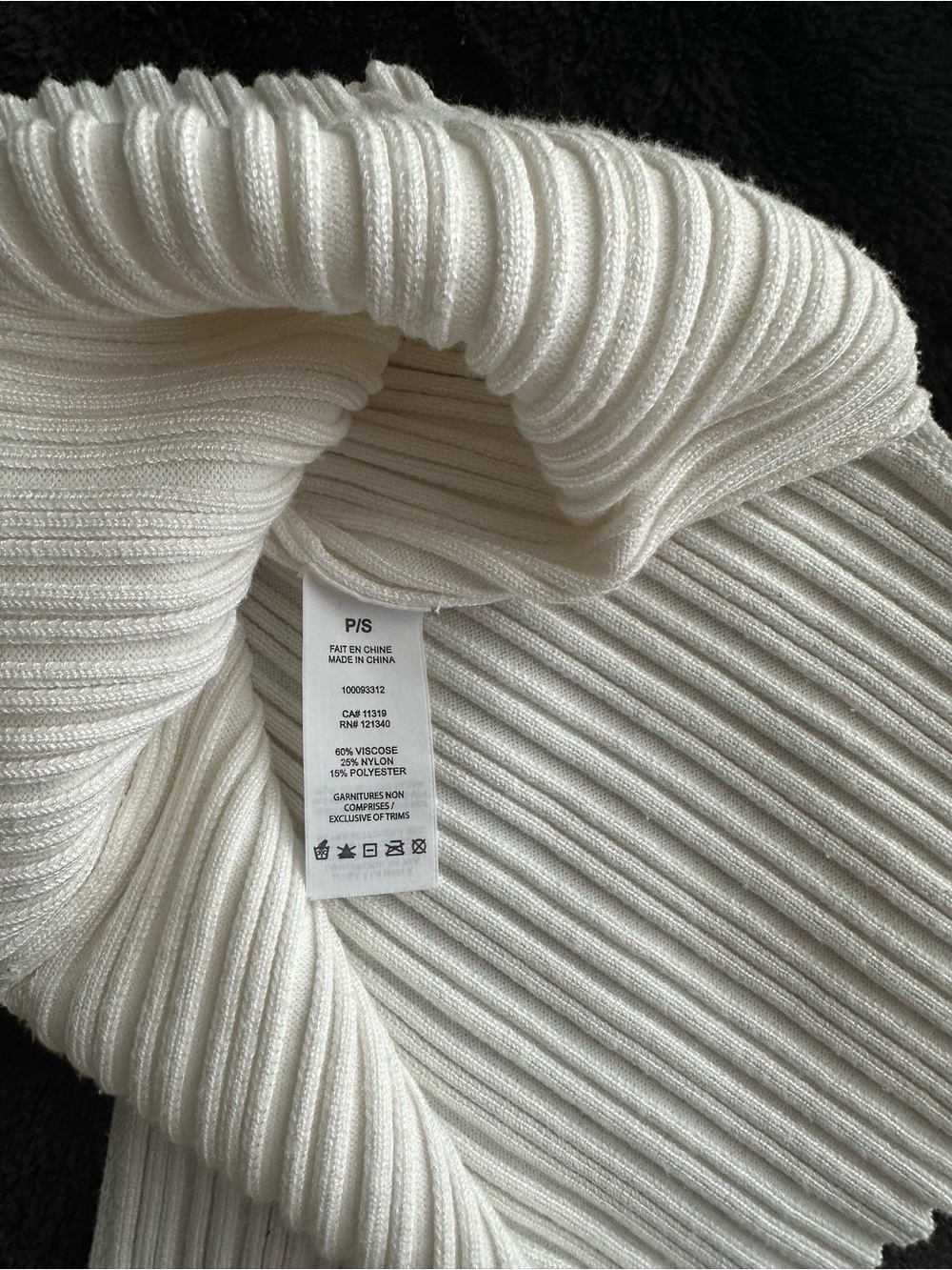Dynamite Cream Ribbed Boat Neck Tank - Picture 5 of 5
